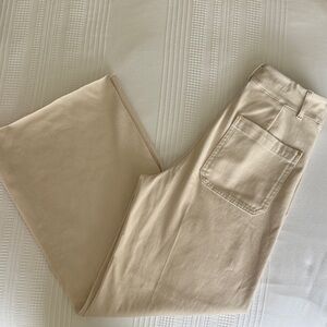 Lysse Women's Cream Wide Leg Pants